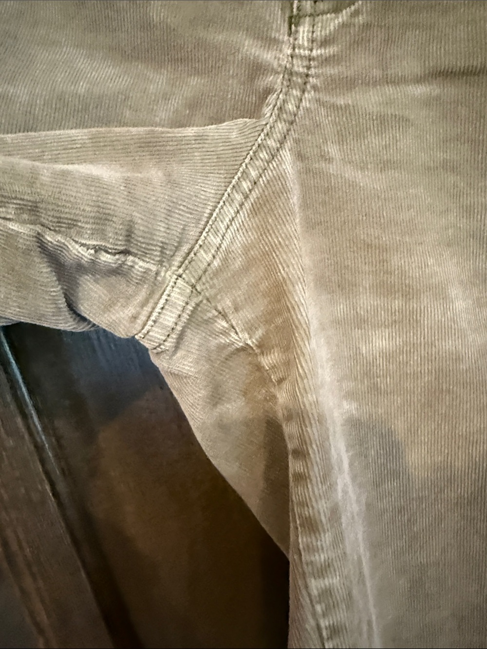 Pilcro Wide-Leg Baggy Corduroy Jeans in Light Brown Size 31 - Picture 5 of 12